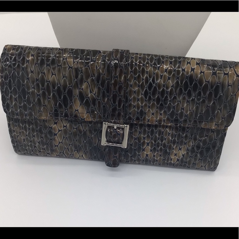 Tusk Python Envelope Wristlet